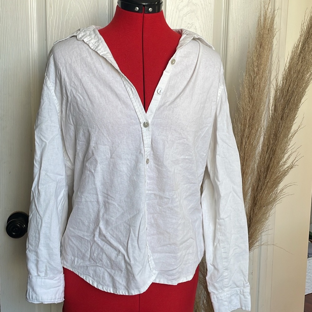 Orvis Linen Button Down - image 2